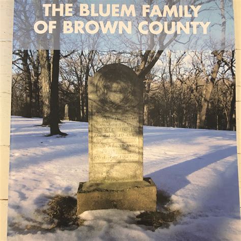 Bluem Family Of Brown County – Brown County Historical Society