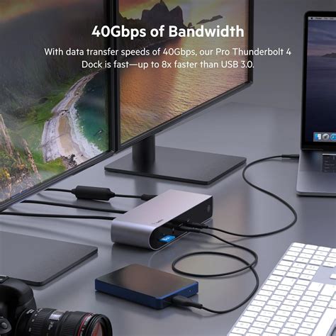 Buy Belkin Thunderbolt 4 Docking Station - USB C Hub - USB C Docking ...