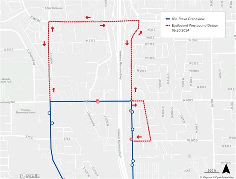 831 - Provo Grandview on Detour