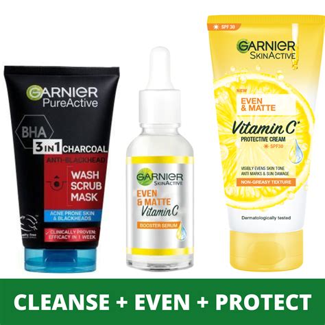 Best price for 【Discounted】Garnier Bye Acne & Dark Spots Skin Care Kit ...