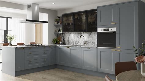 Image result for Howdens Blue Kitchen Units