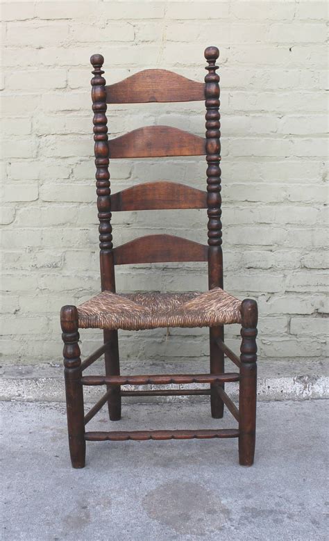 Early 18th Century New England Ladder Back Side Chair at 1stDibs | 18th ...