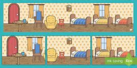 Goldilocks and the Three Bears Small World Characters