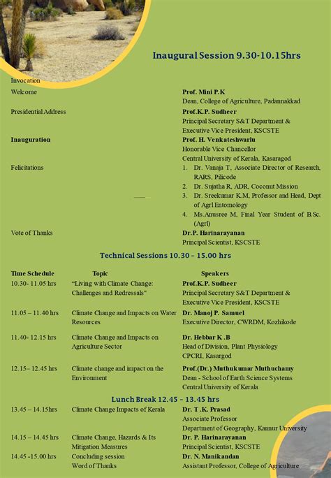 ENVIS Hub KSCSTE Kerala & College of Agriculture, Padanakkad organising ...