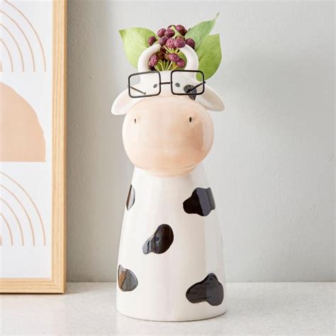 Buy Gloria Ceramic Cow Planter from Home Centre at just INR 899.0