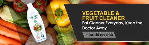 VEG FRU WASH Vegetable and Fruit Cleaner | Made with Food Grade ...