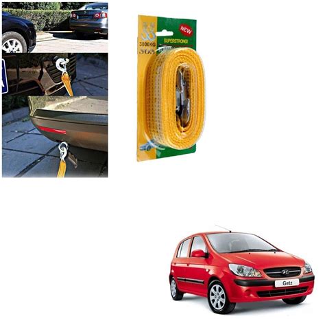 Auto Addict 3 Ton 3 MTR Nylon Car Truck Towing Rope Cable for Heavy ...