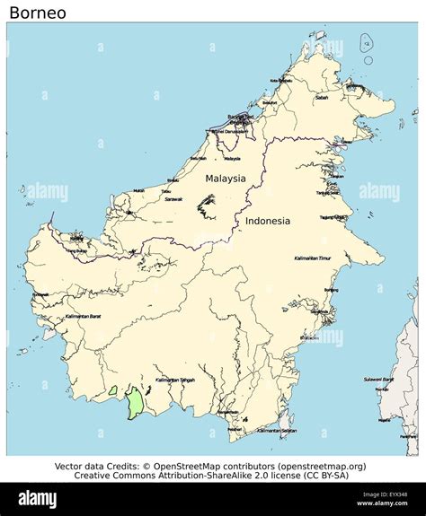 Map Of Borneo Stock Photos & Map Of Borneo Stock Images - Alamy