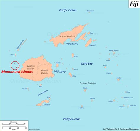 Mamanuca Islands Map | Fiji | Detailed Maps of Mamanuca Islands