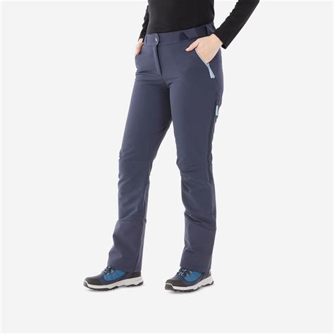 Women’s warm water-repellent ventilated hiking trousers - SH500 ...
