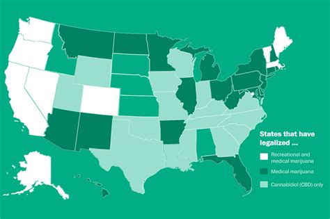 The Shifting Landscape Of Cannabis - US Cannabis Legalization Map 2020 ...