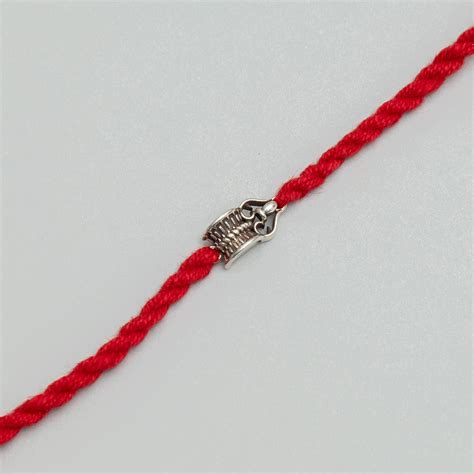 Divine Rhodium-Plated 925 Sterling Silver Rakhi – Zavya