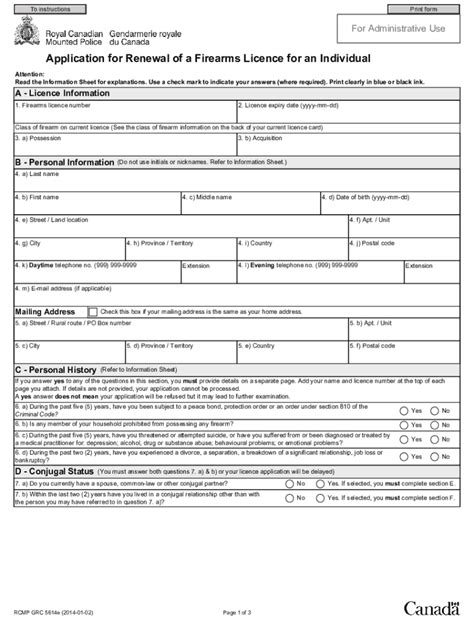 2014 Form Canada RCMP GRC 5614e Fill Online, Printable, Fillable, Blank ...