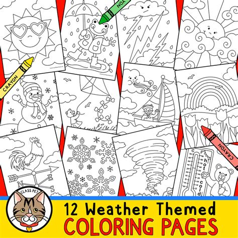 Weather Coloring Pages - Made By Teachers