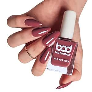 Buy BAD COMPANY Nail Polish 10ml, No Toxin Nail Lacquer, Long Lasting ...