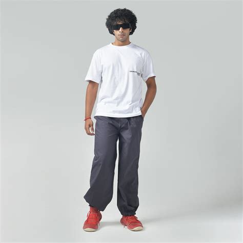 Gunmetal Oversized Parachute Pants – I Z F