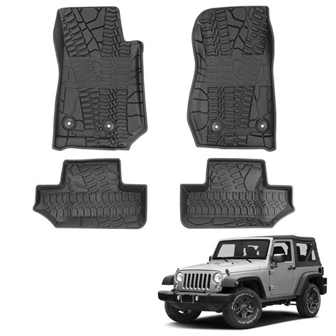 Jeep Wrangler and Jeep Gladiator Floor Mats | Sunpie