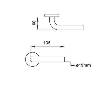 ENOX Mortise Door Handle Tube EMH-SS-001 | Enox India