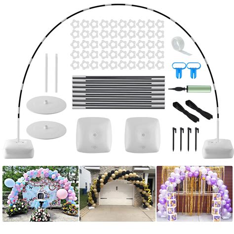 Buy Improved Balloon Arch Kit, 10ft Wide & 9ft Tall Adjustable Balloon ...