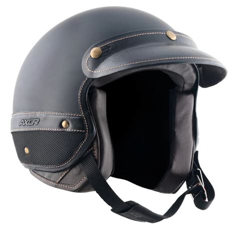 AXOR RETRO JET ALPHA HELMET DULL BLACK – BikeFormers