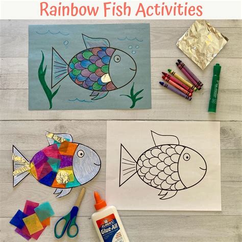 Rainbow Fish Activities Printables Free