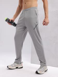 HRX by Hrithik Roshan Solid Men Grey Track Pants - Buy HRX by Hrithik ...