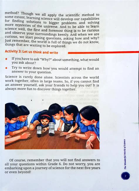 NCERT Science Textbook Grade 6 : Curiosity – Books and You