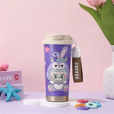 Labubu Stainless Steel Sipper With Strap | 400ml | The Write Stuff