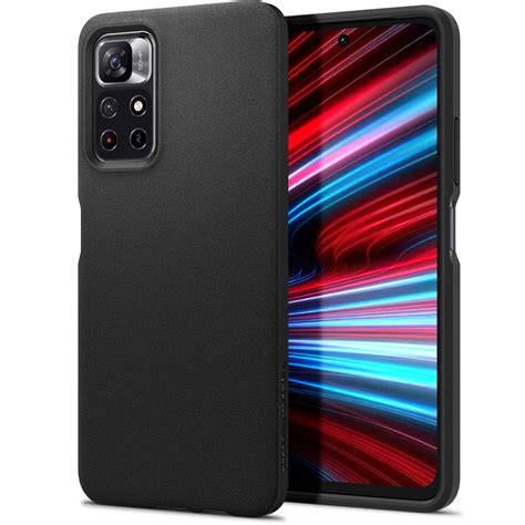 Spigen Essential Sand Blast Back Cover Case Compatible with Redmi Note ...