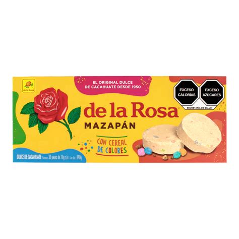de la Rosa Mazapán con Cereal de Colores paquete con 30 piezas (Caja ...