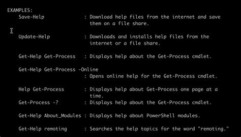 Image result for Get-Help PowerShell