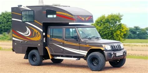Mahindra Bolero Pik-Up Converted Into Luxurious Caravan » Car Blog India