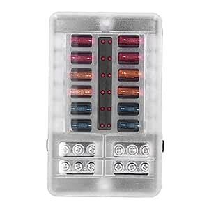 Fuse Block, Universal Waterproof Insulated Easy to Check and Replace ...