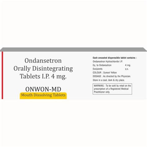 Onwon Md 4 MG Tablet (10): Uses, Side Effects, Price & Dosage | PharmEasy
