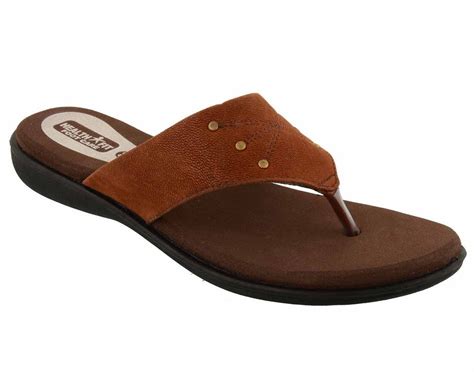 Buy HEALTH FIT Women's PU Brown Diabetic & orthopedic Footwear HF414 at ...