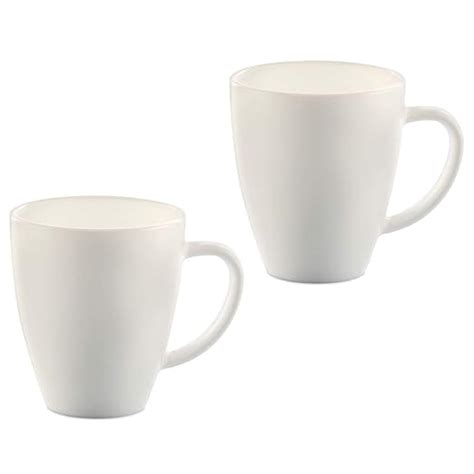 Larah by Borosil Set of 2 Logo Wise Mug Set : Amazon.in: Home & Kitchen