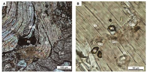 Rutile in Amphibolite Facies Metamorphic Rocks: A Rare Example from the ...