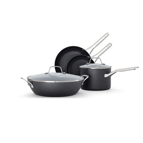 Amazon.com: Calphalon® Hard-Anodized Nonstick 6-Piece Cookware Set ...