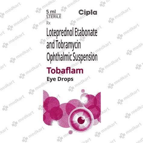 TOBAFLAM EYE DROPS 5 ML Price, Uses, Side Effects & Substitutes | Medkart