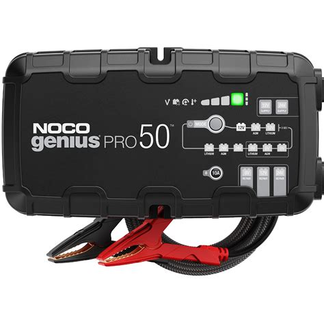 Buy NOCO GENIUSPRO50, 50A Smart Car Battery Charger, 6V, 12V and 24V ...