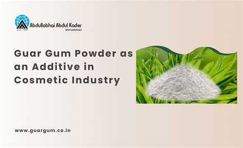 Guar Gum Powder for Cosmetic Industry