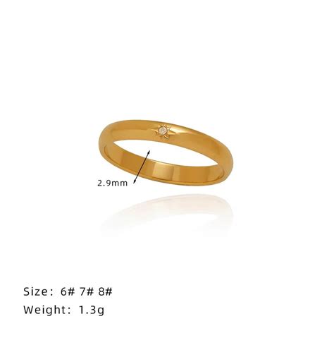 Anti tarnish Daily Wear Rings | 18k gold plated Rings – RosyWine