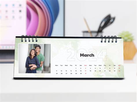 Long Desktop Calendar - Print Extra Large Custom Calendars For Your ...