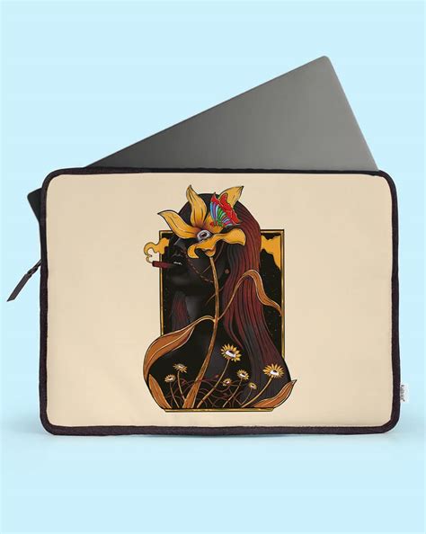 Laptop Cover Bag - 14 Inch | Sunflowers & Cigars – Kalankit