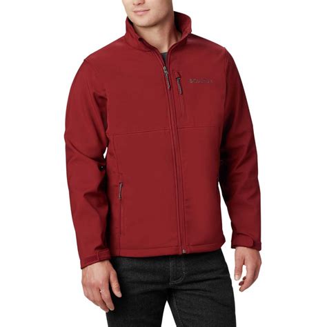 Columbia Men Red Ascender Softshell Jacket