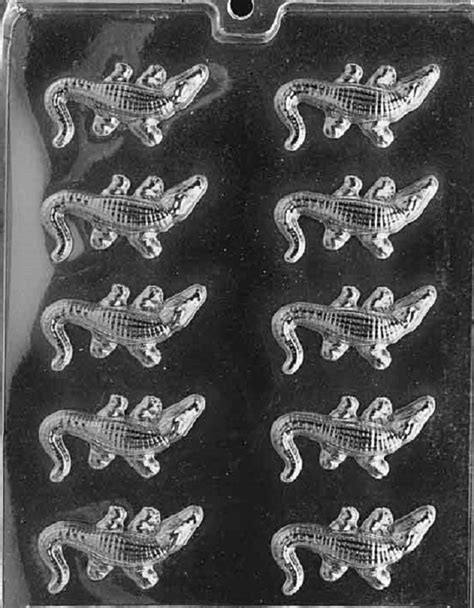 Grandmama's Goodies A013 Small Alligators Chocolate Candy Soap Mold ...