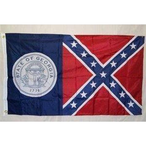 GA Flag - Georgia 1956-2001 Flag - Ultimate Flags