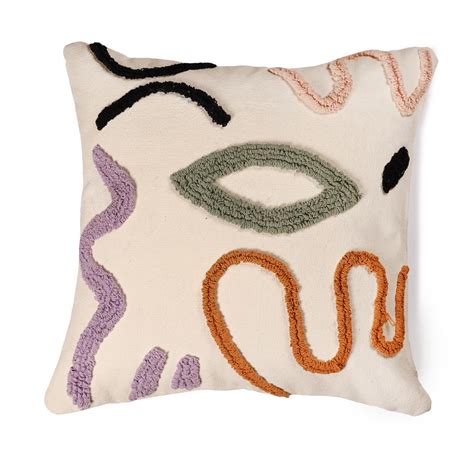 Abstract Tufted Cushion Cover – Sashaaworld