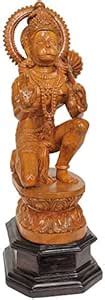 Buy Exotic India Lord Hanuman - Teak Wood Statue Online at Low Prices ...