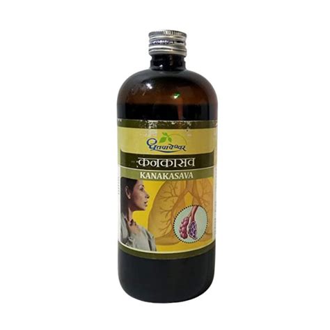 Buy Shree Dhootapapeshwar Kanakasava Syrup - Uses & Benefits